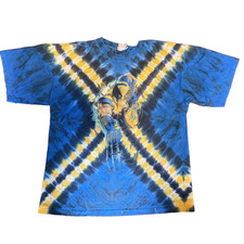 Vintage 90s Marvel X-Men Wolverine Tie Dye T-Shirt XL Single Stitch Universal