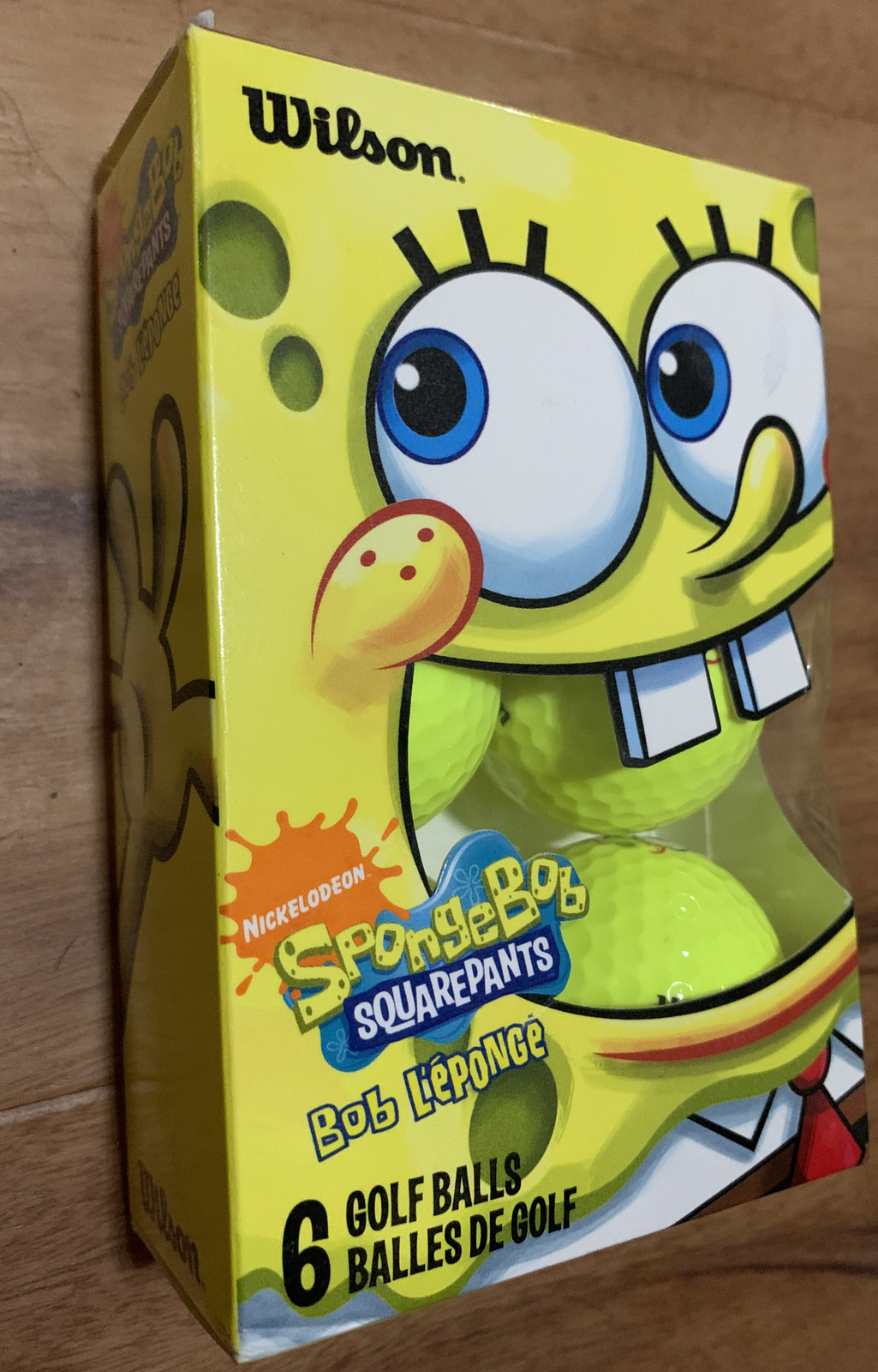 RARE VINTAGE 2009 NICKELODEON SPONGEBOB SQUAREPANTS 6 GOLF BALL By