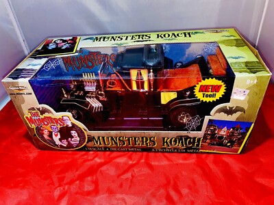1:18 Diecast ERTL American Muscle MUNSTERS KOACH Drag Car “Cracked
