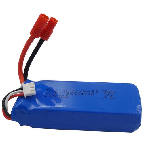 7.4V 2000 mAh 25C Li Polymer Battery 903475 Banana Plug For Syma X8C X8W Drone - Picture 5 of 8