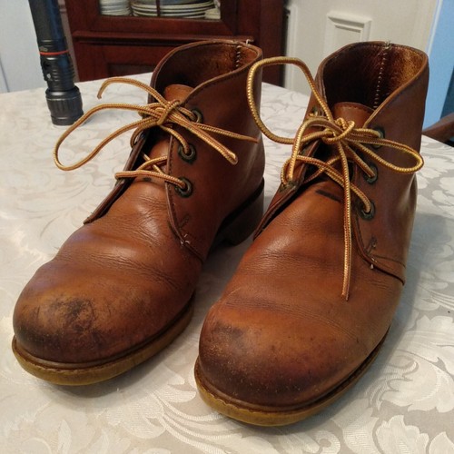 Vintage Wolverine Stiefel 7M Herren Braun Arbeit Chukka Stiefel USA Modell 03343 412 - Bild 1 von 10