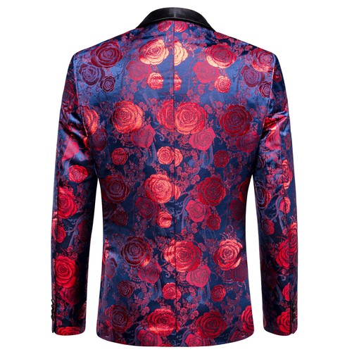 Embroidered Floral Men's Jacket - Unique Designer Blazer for Special Occasions - Picture 143 of 323