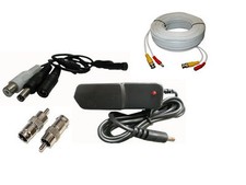 Complete Microphone Kit for CCTV Security System, 50ft