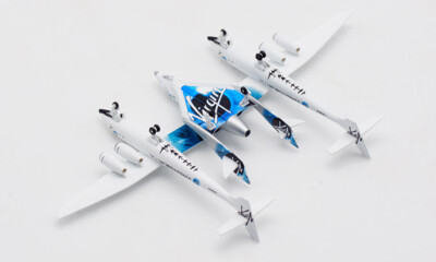 JC Wings 1:400 Virgin Galactic 宇宙船N348MS JC Wings Virgin Galactic Spaceship new livery N348MS 1/400