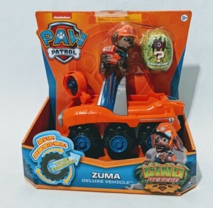 PAW Patrol, Dino Rescue Zuma Deluxe Rev Up Vehicle with Mystery Figure NEW | eBay