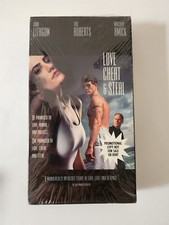 LOVE CHEAT AND STEAL VHS 1994 RARE PROMO COPY-John Lithgow, Showtime Screener LOVE CHEAT AND STEAL VHS 1994 RARE PROMO COPY-John Lithgow, Showtime Screener