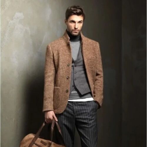 J. Crew 100% Wool Houndstooth Vest - Men's XL - Picture 7 of 7
