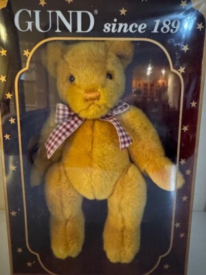 Vintage 1996 Gund Teddy Bear, My Name is Gundy, In Box!!!
