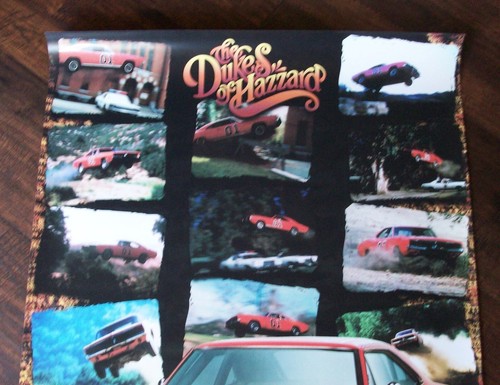 Dukes of Hazzard TV Series Action Photos 1969 Dodge Charger General Lee Poster - Picture 2 of 6