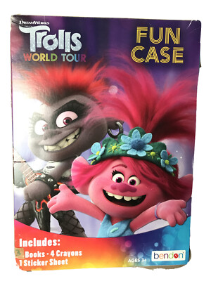 Dream Works Trolls World Tour Fun Case Incomplete Set Missing 1