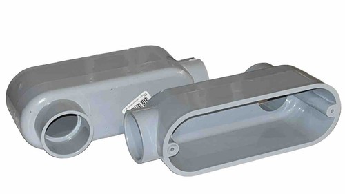 ✅ Lote de cinco (5) Cuerpo de salida de conducto Cantex 5133666 PVC 1-1/4 *SIN CUBIERTAS* - Imagen 3 de 4