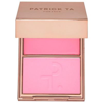 PATRICK TA  Major Headlines Double-Take Crème & Powder Blush Duo 2DAY SHIP USA