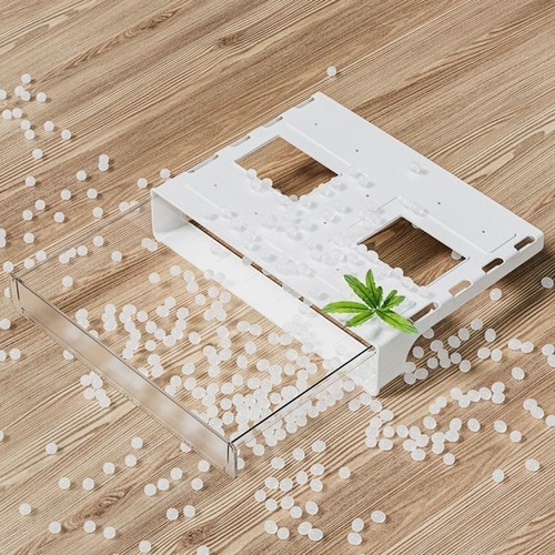 Caja de almacenamiento extraíble mesa estante caja de almacenamiento debajo del escritorio cajón impermeable reutilización - Imagen 7 de 11