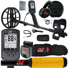 MINELAB Manticore High Power Metal Detector w/ Pro Find 35, Carry Bag, and More