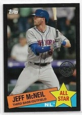 2020 Topps Series 2 1985 35th Anniversary Jeff McNeil Insert Black Parallel #d 