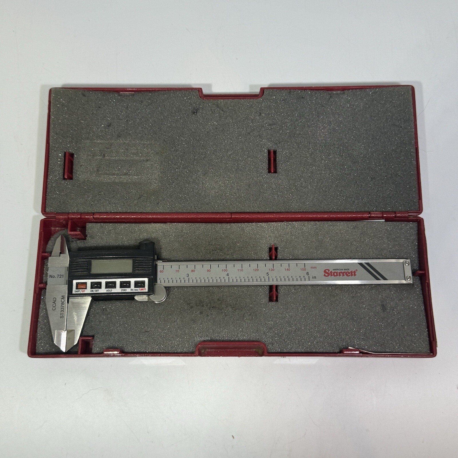 Starrett Digital Caliper Model 721 In Original Case eBay