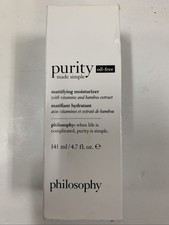 philosophy purity mattifying moisturizer