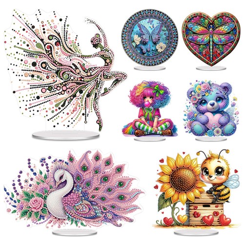 Acrylic Diamond Painting Desktop Ornaments Kit for Adults Beginner -AU