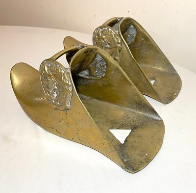 Ancien étrier Colonial Espagnol En Laiton – Conquistador – Original Pré-1800