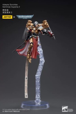 1/18 JOYTOY Adepta Sororitas Geminae Superia 2 ABS PVC Action Figure H11CM/4.4in