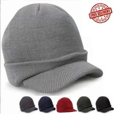 Men Women Hats Winter Warm Knit Cap Ski Hat Beanie Fleece Snow Caps Skull Cuff