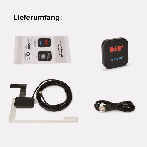 Erisin DAB+ Digital Radio MCX Antenne Aerial Verstärker für Android Autoradios - Bild 10 von 10