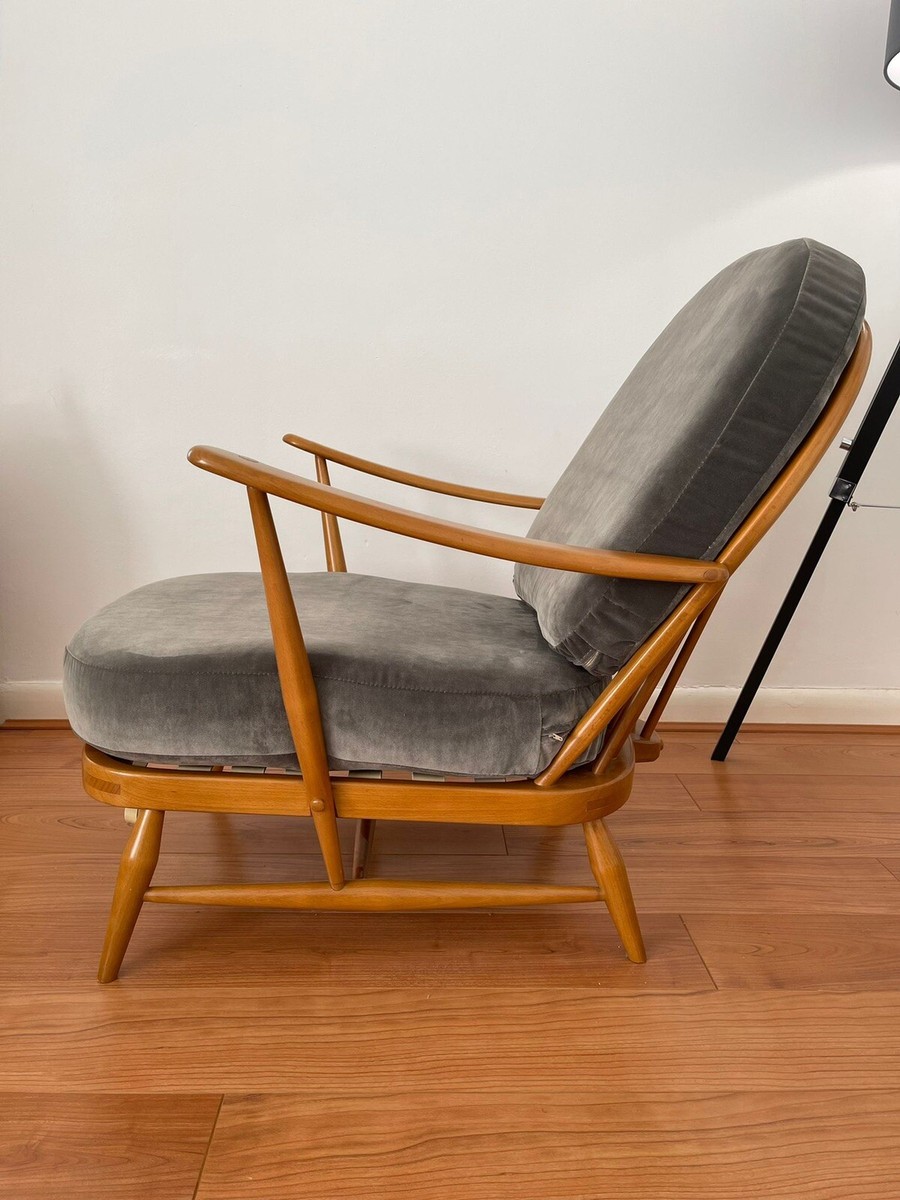 Ercol 203 chair cushions covers Only In Linwood Omega Zinc