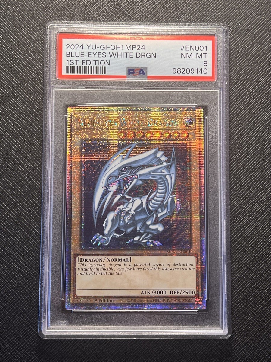 PSA 8 - BLUE-EYES WHITE DRAGON - MP24-EN001 - 25TH ANNIVERARY