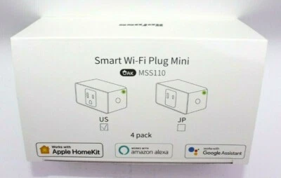 Refoss Smart Wi-Fi Plug Mini 4 Pack MSS110 US Ver 4.0 - White - New, Ships Free