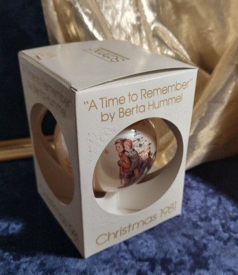  Berta Hummel TIME TO REMEMBER 1981 Schmid ball 8th Limited Edition vintage