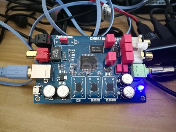 New CM6631A Sound Card Digital Interface USB to I2S / SPDIF Coaxial 32Bit 192K - Image 4 of 4