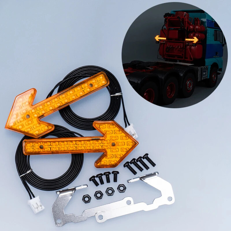 Luce Di Segnalazione LED Per Autoarticolato Tamiya RC 1/14, Compatibile Scania 770S, BENZ, VOLVO, MAN