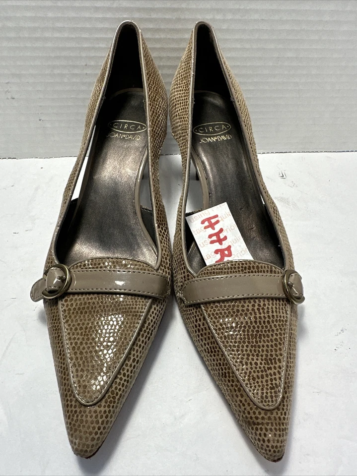 Zapatos de salón Circa Comfort Joan & David de cuero tostado para mujer talla 6M HHR6-6 excelente Foto 2 de 4