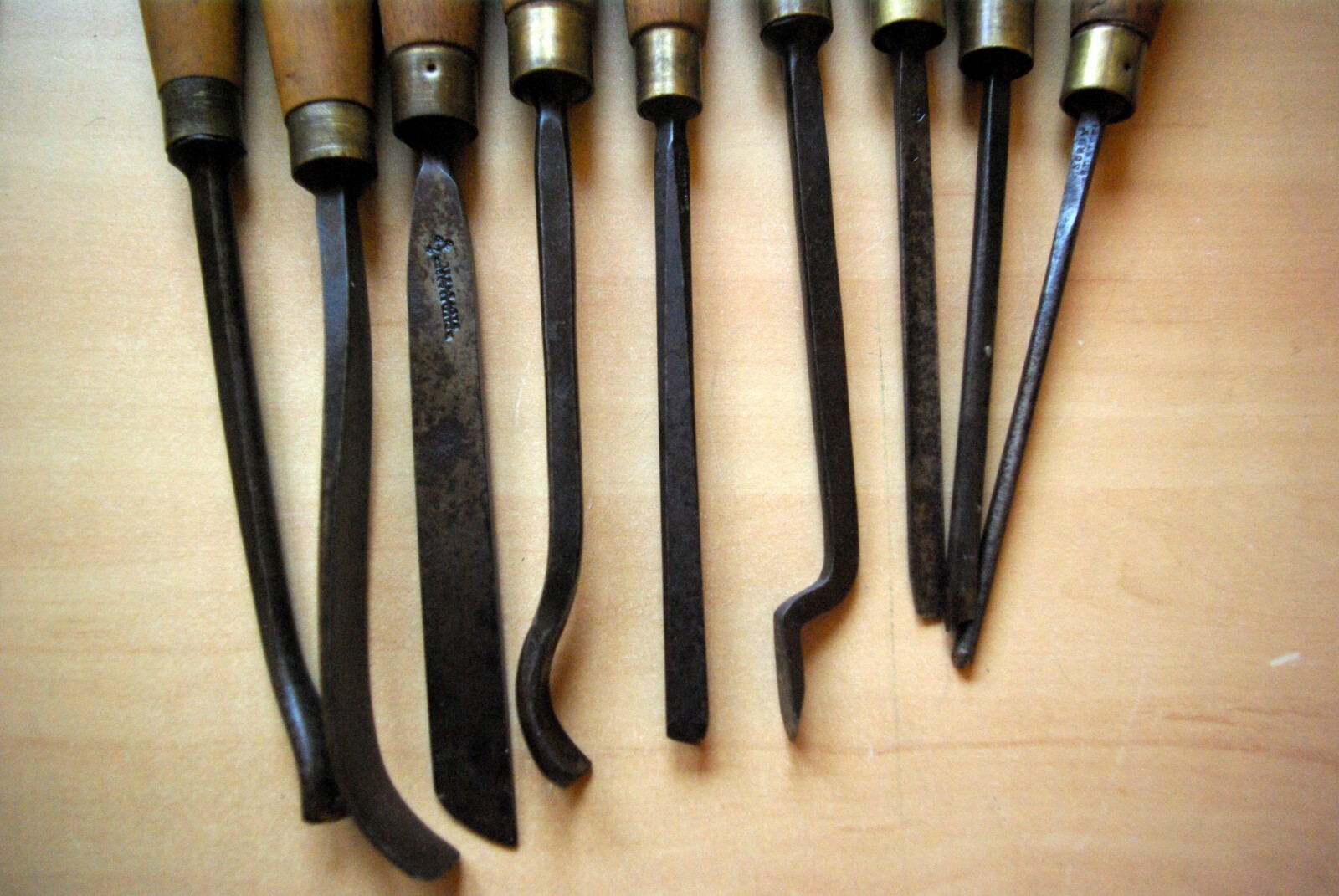 Vintage wood carving chisels x 9 Sorby, Addis, Marples vgc eBay