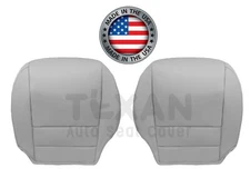 2007-2013 Front Bottom Vinyl Replacement Seat Cover Gray For Acura MDX Base