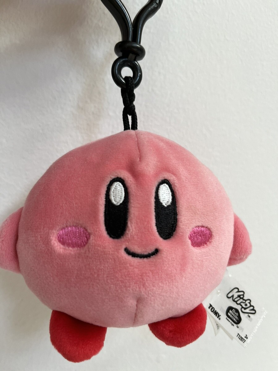 2021 Club Mocchi Mocchi Smiley Kirby Mini soft Plush Clip-On Keychain TOMY  3