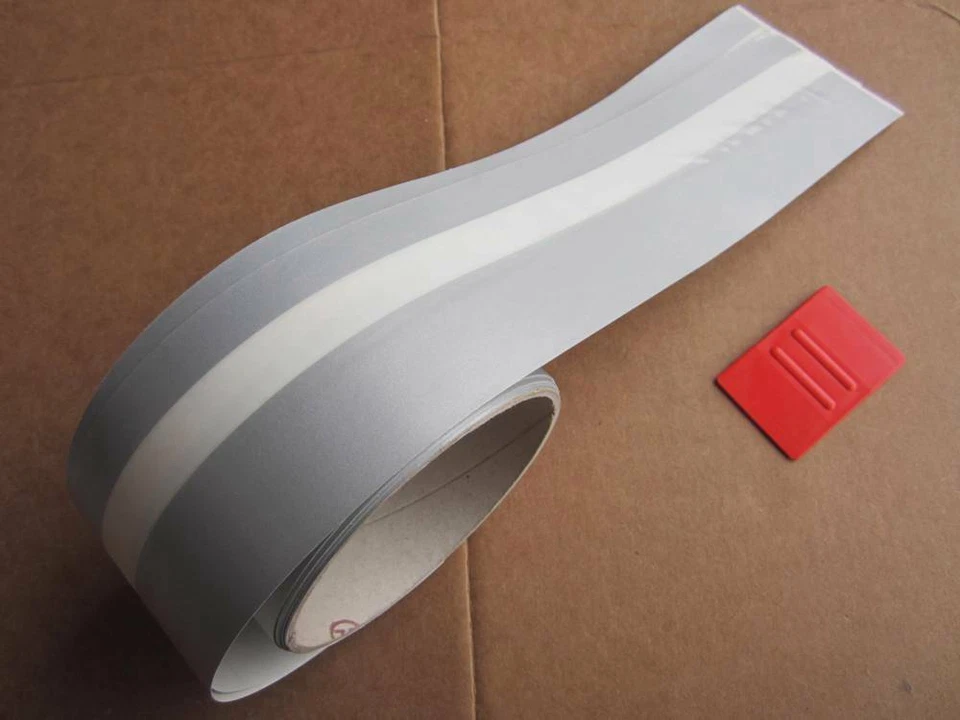 Coche inteligente OEM 2008-2014 para dos carreras pin rayas calcomanías carrocería gráficos plateados Foto 2 de 4