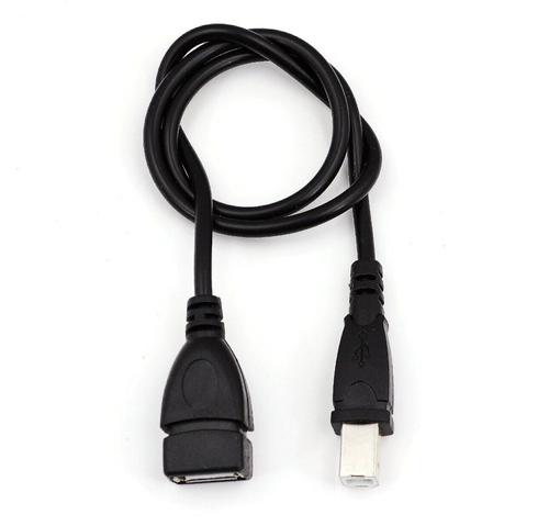 50 cm USB 2.0 Typ A Buchse auf Typ B Stecker Kabel Kabel Kabel Drucker DYMO - Bild 2 von 4