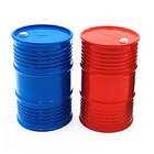 Plastic Oil Barrel Drum Gas Tank for 1/10 SCX10 90046 TRX4 D90 RC Crawler Car