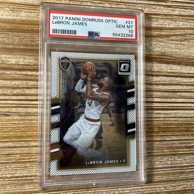 2017 Panini Donruss Optic #27 Lebron James Cleveland Cavaliers