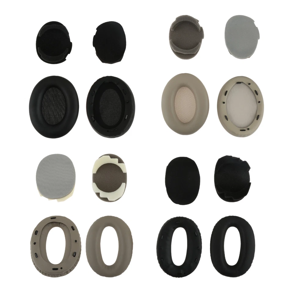 1 par de almohadillas suaves para auriculares Sony MDR-1000X WH-1000XM2 WH-1000XM3 Foto 2 de 4