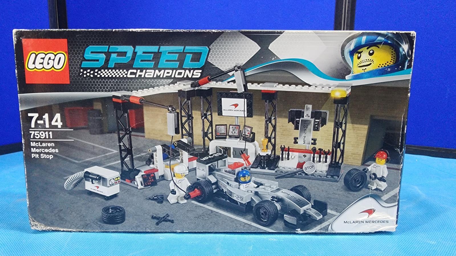 Brand New Sealed Lego Speed Champions 75911 McLaren Mercedes Stop |