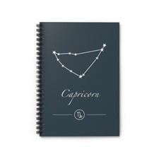 CAPRICORN Zodiac Constellation Writing Journal Diary Notebook Birthday Gift