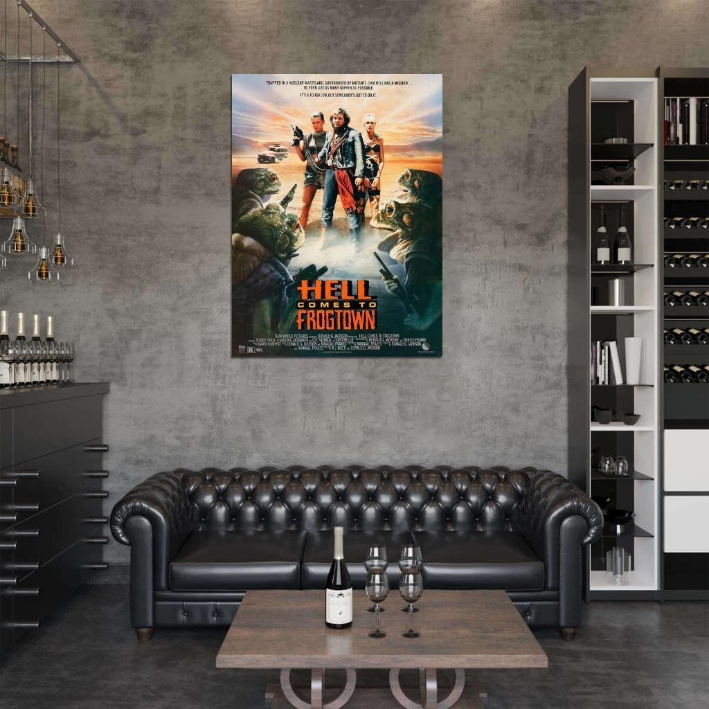 68999 Hell Comes Frogtown Roddy Piper Julius LeFlore Wall Decor Print Poster