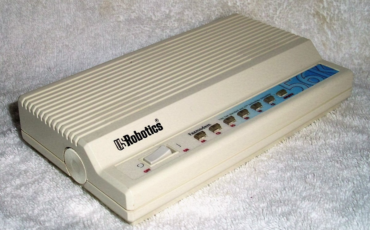 US Robotics 56k modem vintage faxmodem US seller - Read