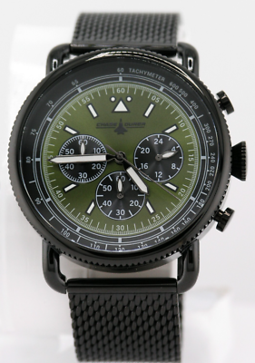 NEW INVICTA CHASE DURER CDW-0154 BLACK GREEN DIAL QUARTZ