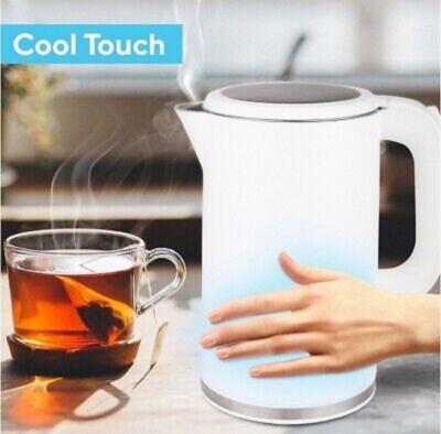 Design Edelstahl Wasserkocher/CoolTouch/Schnurlos Teekocher 2200 W/ 1.7 L BPA FR