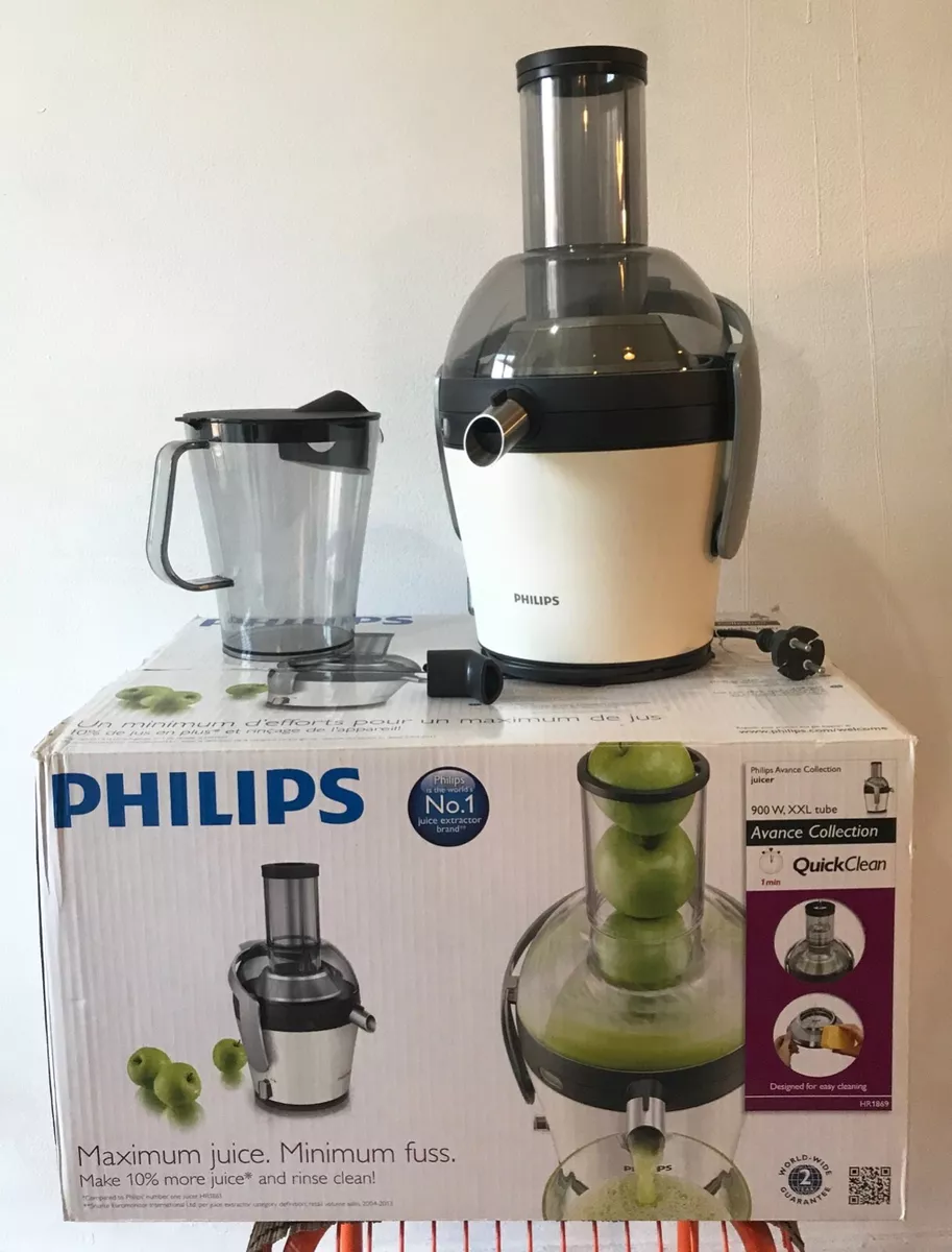 Philips Avance Collection Centrifuga HR1869/80 Apertura XXL Bianco 900 W  2,5 Lit