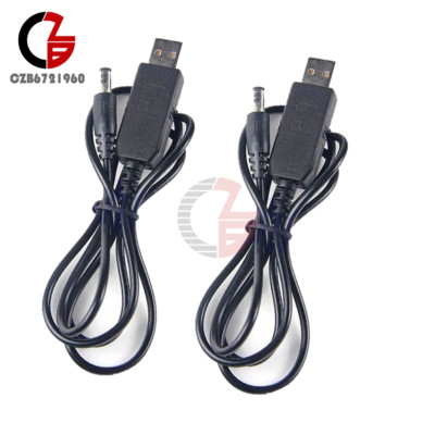 2PCS DC-DC USB 5V to 9V DC Jack 5.5mmx2.1mm Step-up Power Module Converter Cable