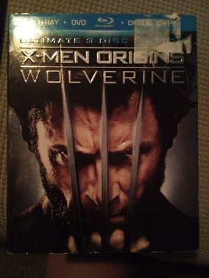 X-Men Origins: Wolverine (Blu-ray/DVD, 2011, 2-Disc Set,)